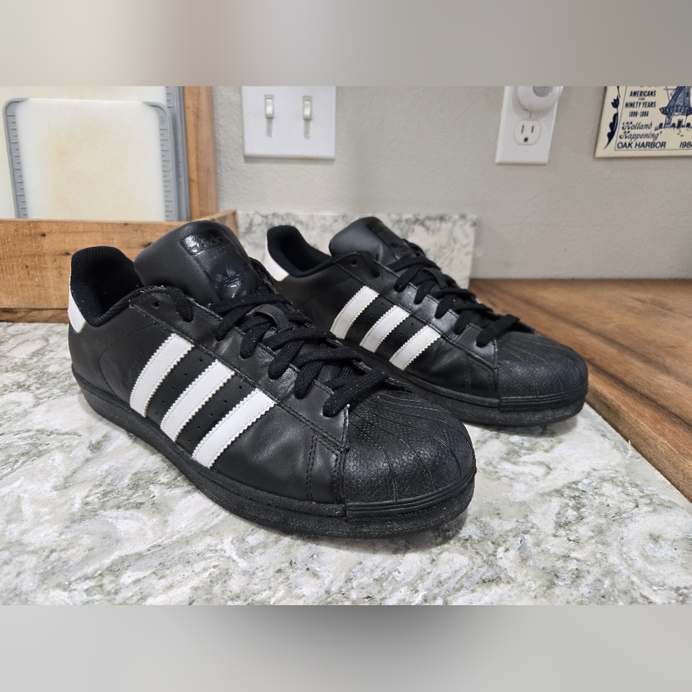 Adidas RARE Black Tongue Superstars